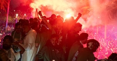 احتفالات أهلي جدة تجوب شوارع جدة بعد تحقيق لقب دوري أبطال آسيا.. صور – مصرنا