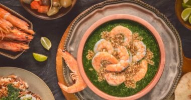طريقة عمل طاجن الملوخية بالجمبري بطريقة سهلة وسريعة – مصرنا