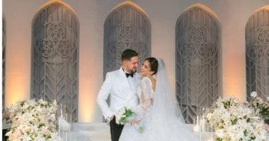 أنيقة ورقيقة.. استوحى إطلالتك فى ليلة العمر من حفل زفاف الفنانة رنا رئيس – مصرنا