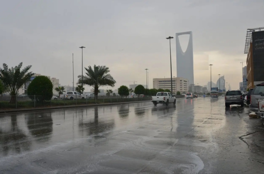 الأماكن والمواعيد.. خريطة الأمطار على الرياض يوم الجمعة