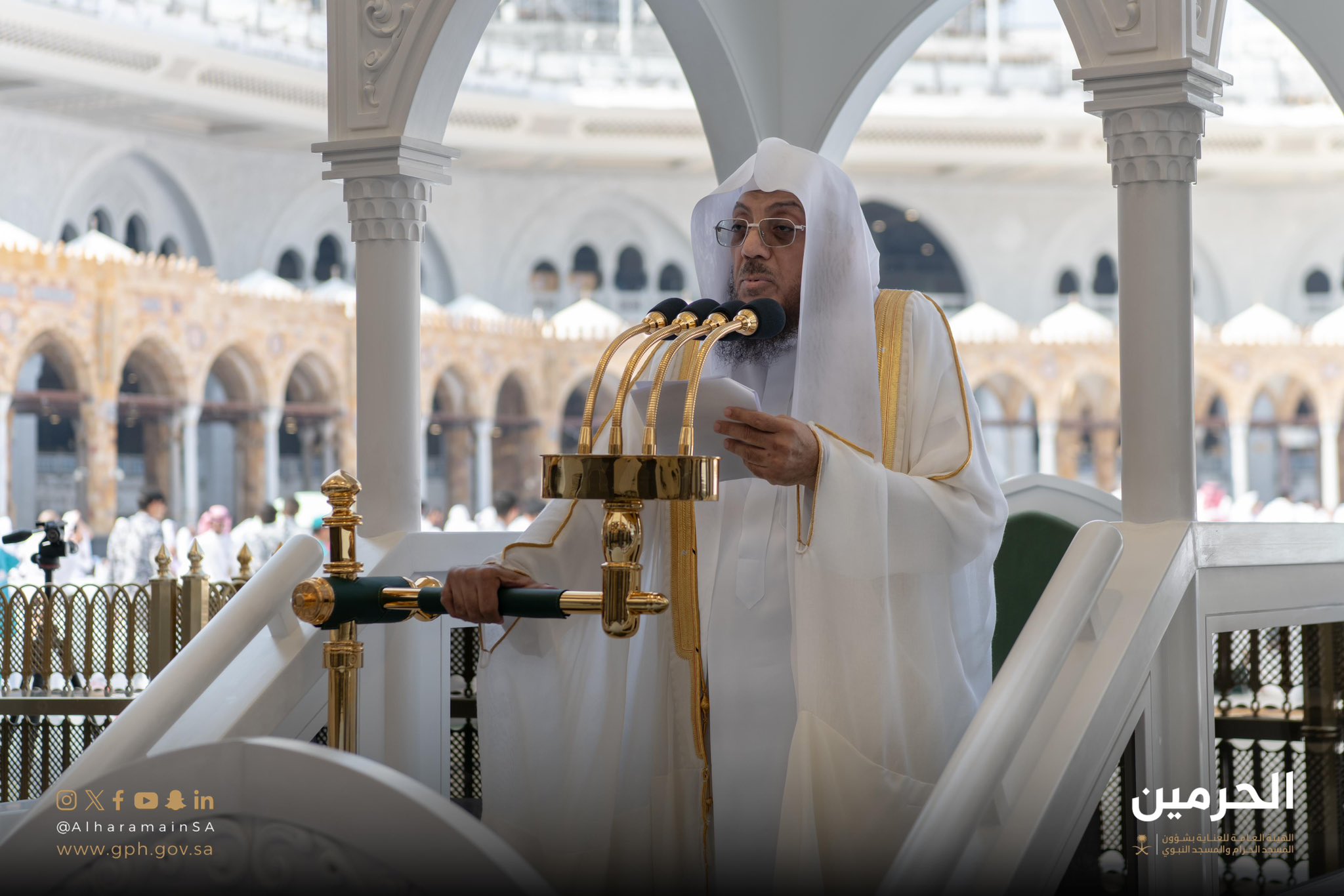 خطيب المسجد الحرام: كونوا صابرين على الشدائد فالبلايا اختبار للمؤمنين